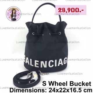 👜: New!! Balenciaga Wheel S Bucket Bag‼️ก่อนกดสั่งรบกวนทักมาเช็คสต๊อคก่อนนะคะ‼️