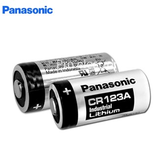 ร้านในไทย Panasonic แบตเตอรี่ Panasonic CR123A 3V แบตเตอรี่อุตสาหกรรม CR17345 แบตกล้องถ่ายรูป ส่งของทุกวัน