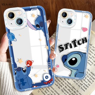 Compatible With Samsung Galaxy A73 A72 A53 A52 A42 A33 A23 A02 5G เคสซัมซุง สำหรับ Case Cartoon Stitch เคส เคสโทรศัพท์ เคสมือถือ Cases Back Cover Shockproof