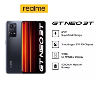 แหล่งขายและราคา[New] Realme GT Neo 3T | Neo 3 5G สมาร์ทโฟนเกมมิ่ง | GT Neo2 Snap™ 870 | Neo 2 เครื่องศูนย์ MobileCafeอาจถูกใจคุณ