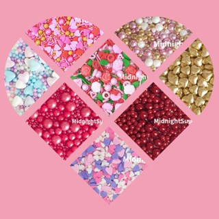 พร้อมส่ง 🇹🇭 Valentines day Sprinkle Mixes น้ำตาลตกแต่งขนม หัวใจ วาเลนไทน์