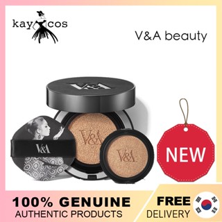 Monica Endorsement [KOREA] V &amp; A Cushion Powder รองพื้น เนื้อแมตต์ ติดทนนาน (15 กรัม + รีฟิล 15 กรัม)