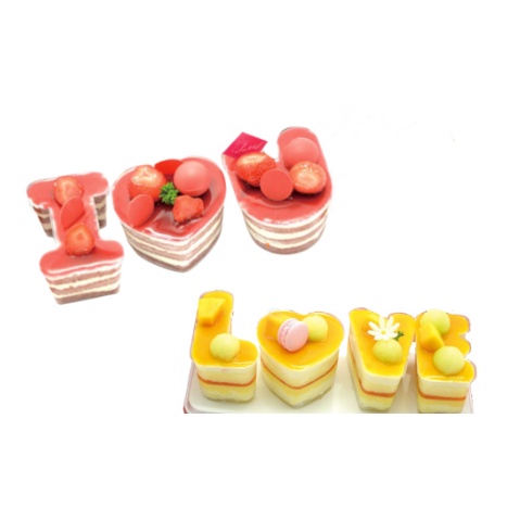 I ️U and LOVE แม่พิมพ์มินิ 1 ชุด