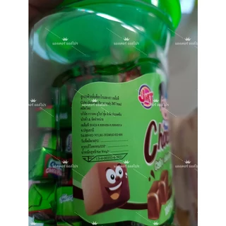 🍫🍫CHOCOLATE CUBE 🍫🍫โคล่าคิวบ์ ช็อคโกแลตคิวบ์ นมคิวบ์ **1 กระปุกมี180 ชิ้น ลูกอมรสช็อกโกแลต