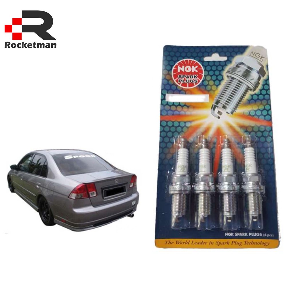 NGK SPARK PLUG HONDA CIVIC S5A 1.7 2000-2005 (4PCCS) (ZFR6J-11)