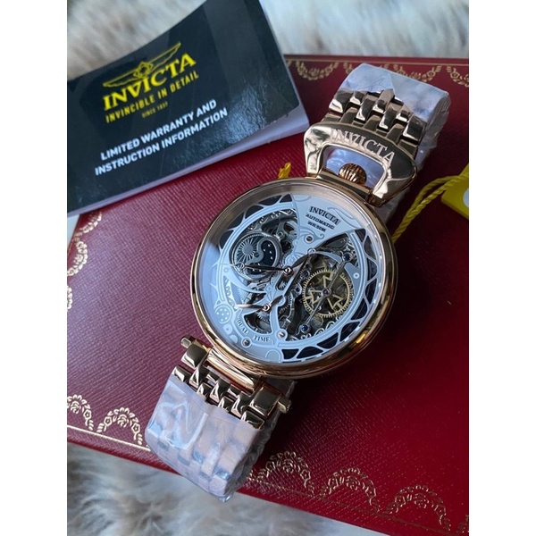 Invicta Objet D Art Automatic Moonphase Dual Time Men’watch