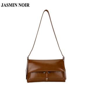 Jasmin NOIR กระเป๋าสะพายข้าง หนัง PU มีตัวล็อค สําหรับผู้หญิง