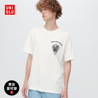 Uniqlo เสื้อยืดแขนสั้น พิมพ์ลาย Looney Tunes สําหรับผู้ชาย และผู้หญิง (UT) 456936