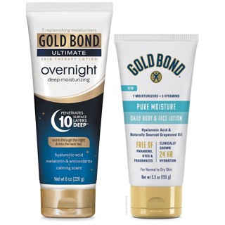 Gold Bond Moisturizing Lotion 💖Ultimate Overnight 💖 Daily Body&amp;Face🌟ของแท้จาก USA 🌟พร้อมส่ง