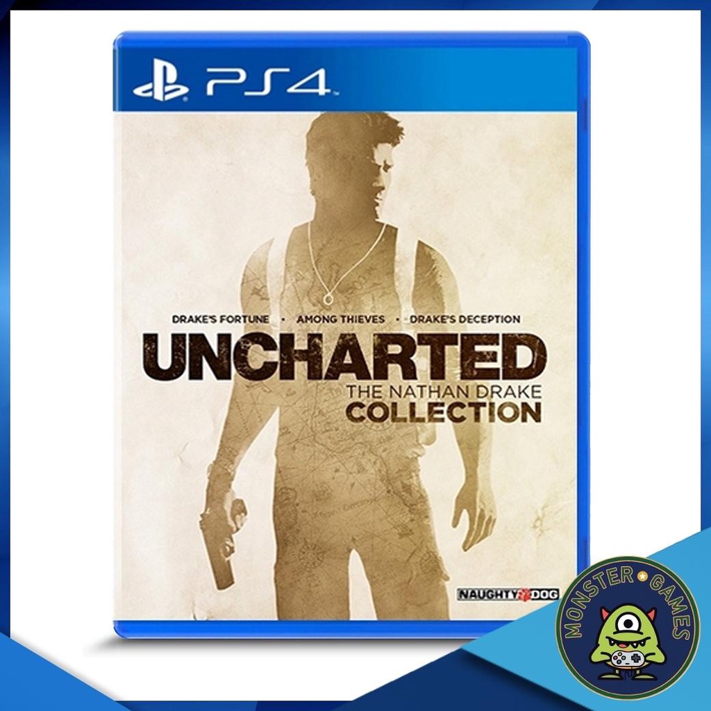 Uncharted The Nathan Drake Collection Ps4 แผ่นแท้มือ1!!!!! (Ps4 games)(Ps4 game)(เกมส์ Ps.4)(Unchart