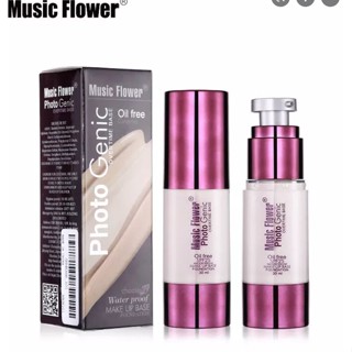 รองพื้น Music flower photogenic overtime foundation oil free รองพื้นเทพ