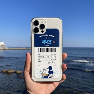 *พร้อมส่งiPhone 13 Pro* Disney Mickey in Busan Clear Case