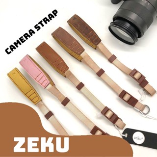 {ส่งจากไทย}Zeku สายคล้องมือหนังแท้แบรนด์ รุ่น colorful