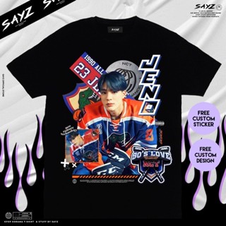เสื้อยืดแฟชั่น Kaos Jeno NCT U 90 Love Ver NCT 2023 NCT DREAM เกาหลี T-เสื้อ Resonance อัลบั้ม Custom Kaos KpopStre_09