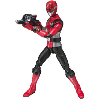 โมเดล ฟิกเกอร์ เรดบัสเตอร์ ตัวเอกจากเรื่อง ขบวนการ โกบัสเตอร์ S.H.Figuarts RedBuster Go-Busters สภาพสวยใหม่ของแท้