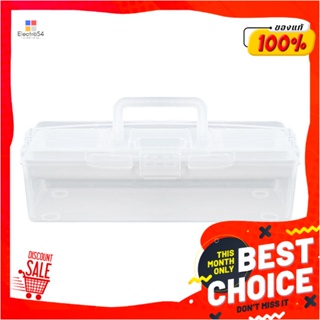 STORAGE กล่องหูหิ้ว STACKO TL-0310 29x11.6x9.3 ซม. สีขาวSTORAGE BOX WITH HANDLES STACKO TL-0310 29X11.6X9.3CM WHITE