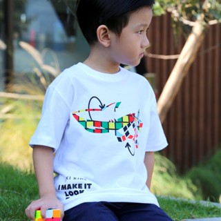 LIKI KIDS  X RUBIK... เสื้อยืดคอกลม เนื้อผ้า SuperSoft