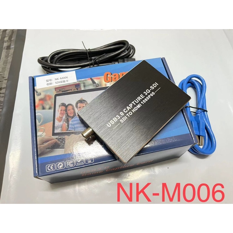 Nk-M006 3G-Sdi การ์ดวิดีโอจับภาพ Usb3.0 Hd 1080P กล่องวิดีโอ Capture Box Sdi เป็น Hdmi อะแดปเตอร์แปลงไดร์เวอร์ฟรี