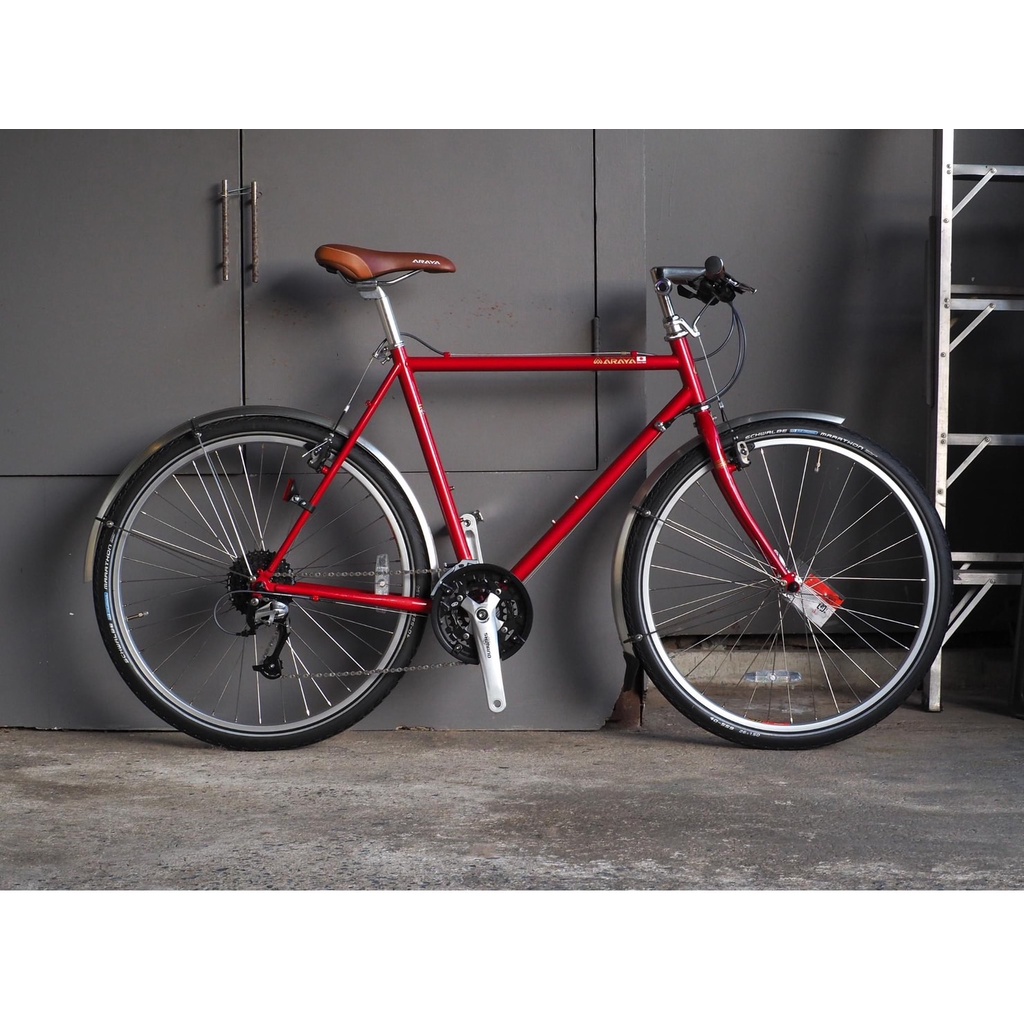 Araya Federal T 26นิ้ว สีแดง จักรยานทัวร์ริ่ง