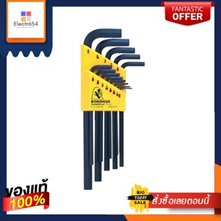 L-SHAPED ประแจหกเหลี่ยม BONDHUS #12137 13 ชิ้น/ชุดL-SHAPED HEX KEY SET BONDHUS #12137 13EA/SET