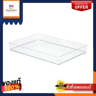 ถาดอเนกประสงค์ KEYWAY รุ่น TLV-603 ขนาด 16.3 x 24.6 x 2.9 ซม. สีใสMultipurpose Tray KEYWAY Model TLV-603 Size 16.3 x 24.