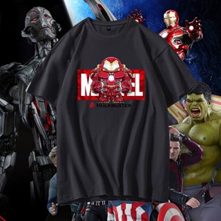 Hulkbuster Tshirt Marvel Unisex Asian Size 6 Colors Modal Soft Material Graphic Tshirt for Men Women Korean Fashion_04