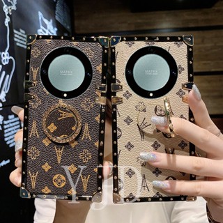 Yjd เคสโทรศัพท์มือถือ กันกระแทก ลายดอกไม้ ประดับเพชร พร้อมขาตั้ง สําหรับ Honor X8a X9a 5G