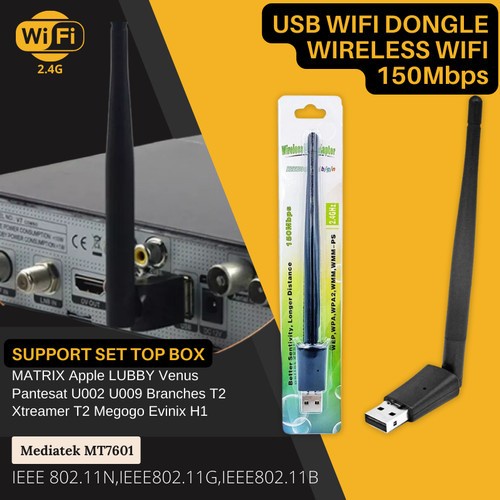 USB WiFi Dongle Set Top Box STB PC Adapter Wireless WIFI