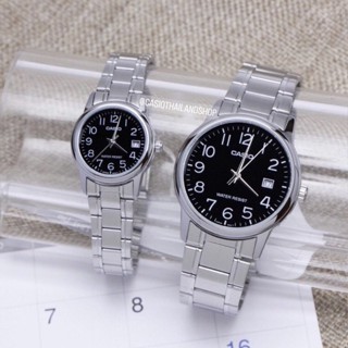 🎁CASIO STANDARD M/LTP-V002D-1B ของแท้ 100% พร้อมส่ง ประกัน 1 ปี