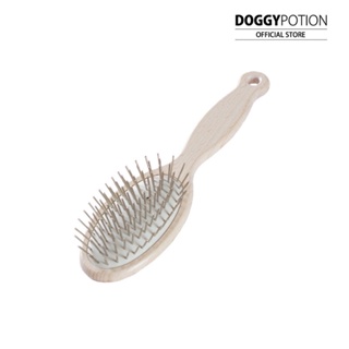 #1 All Systems Victoria Fat Pin Brush 20mm แปรงหวีขนสำหรับสัตว์เลี้ยงด้ามไม้ขนาดใหญ่ ความยาวซี่ 20มม.