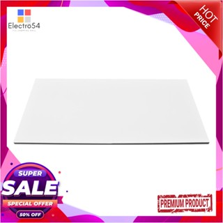 PLAIN แผ่นชั้นเหล็กเรียบ STACKO FLEXI 60x30x2.5 ซม. สีขาวPLAIN SHELF STACKO FLEXI 60X30X2.5CM WHITE