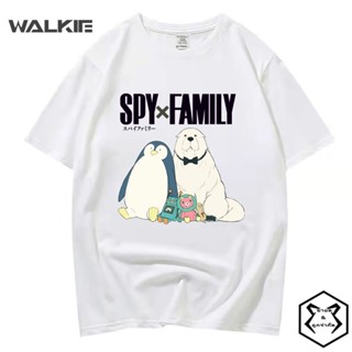 Walkie เสื้อยืดลําลอง แขนสั้น พิมพ์ลายการ์ตูนอนิเมะ Spy x Family แฟชั่นฤดูร้อน สไตล์ญี่ปุ่น ฮาราจูกุ สําหรับผู้หญิง_03