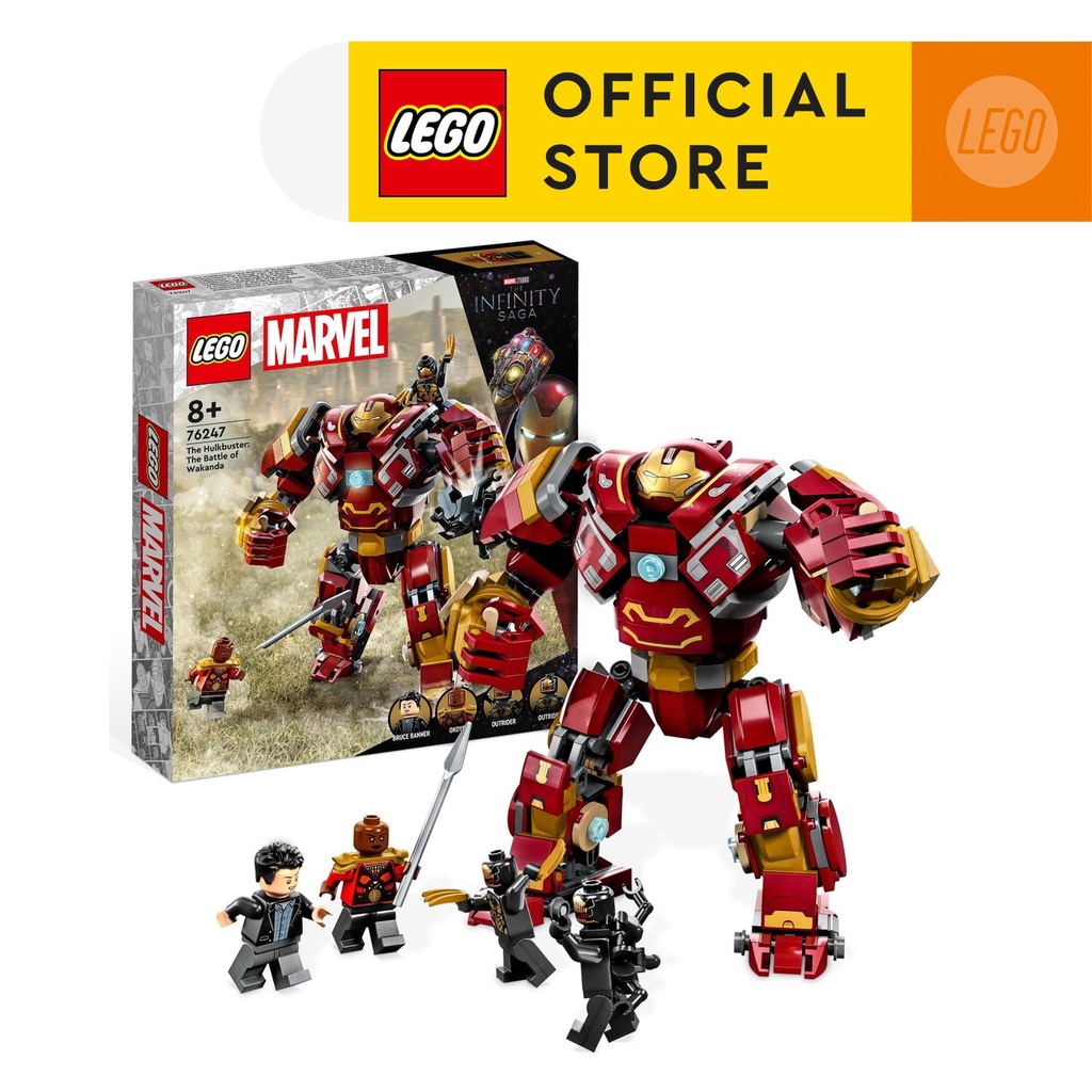 Block Toys 1752 บาท LEGO Super Heroes Marvel 76247 The Hulkbuster: The Battle of Wakanda (385 pieces ) Mom & Baby