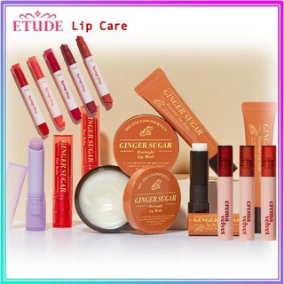 [ETUDE] Lips Care (Ginger Sugar Overnight Lip Mask, Ginger Sugar Essential Lip Balm, Ginger Sugar Lip Balm Stick, Ginger Sugar Tint Balm, Syrup Glossy Balm, Crema Velvet Tint)