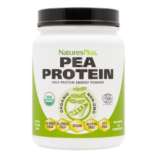 NaturesPlus Organic Pea Protein Powder 1.1 lbs (500 g) nature s plus ผง โปรตีน ถั่ว ออแกนิค