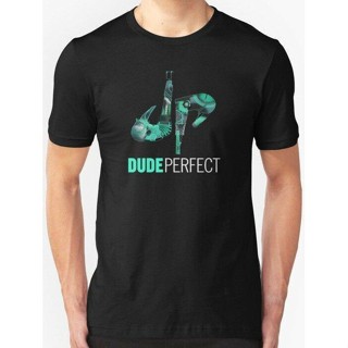 Fsd11ew2e เสื้อยืดคอกลม แขนสั้น ผ้าฝ้าย ลาย DUDE PERFECT สําหรับผู้ชาย RT645E65TER19291  RZ41S-5XL