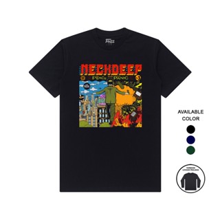 เสื้อยืดคอกลม พิมพ์ลาย BAND NECK DEEP PUNK ROCK Music DISTRO NECKDEEP สําหรับผู้ชาย และผู้หญิง