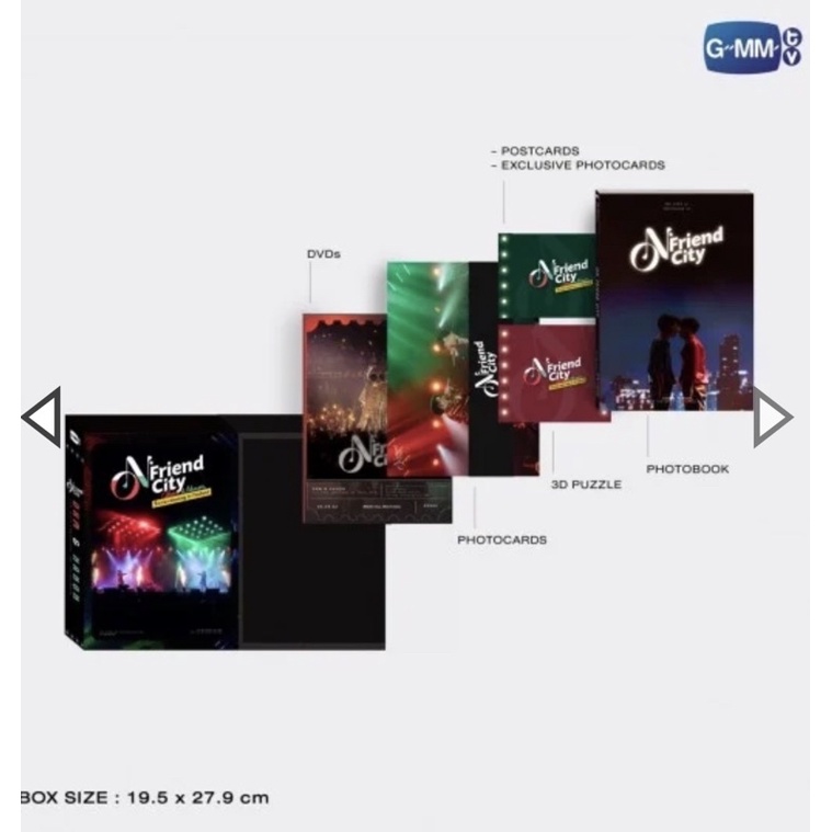 (พร้อมส่ง) DVD BOXSET O-N FRIEND CITY OHM-NANON 1ST FAN MEETING IN THAILAND