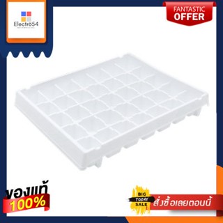 ช่องทำน้ำแข็ง 35 ช่อง KEYWAY รุ่น LKW-K035 สีขาว35 ice cubes KEYWAY model LKW-K035 white