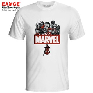 Marvel Avengers T-Shirt Superhero Ironman Spiderman Novelty Punk Brand T Shirt Casual Hip Hop Anime_04