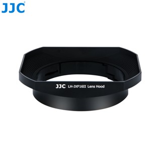 JJC LH-JXF16II อลูมิเนียมสแควร์เลนส์ฮูดแทนที่ LH-XF16 สำหรับเลนส์ Fujinon XF 16mm F1.4 R WR บนกล้อง Fuji Fujifilm X-T5 X-T4 X-T3 X-T30 II X-T20 X-H2 X-H2S X-T200 X-T100 X-Pro3