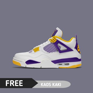 Qezp Air jordan 4 Lakers บ้าน