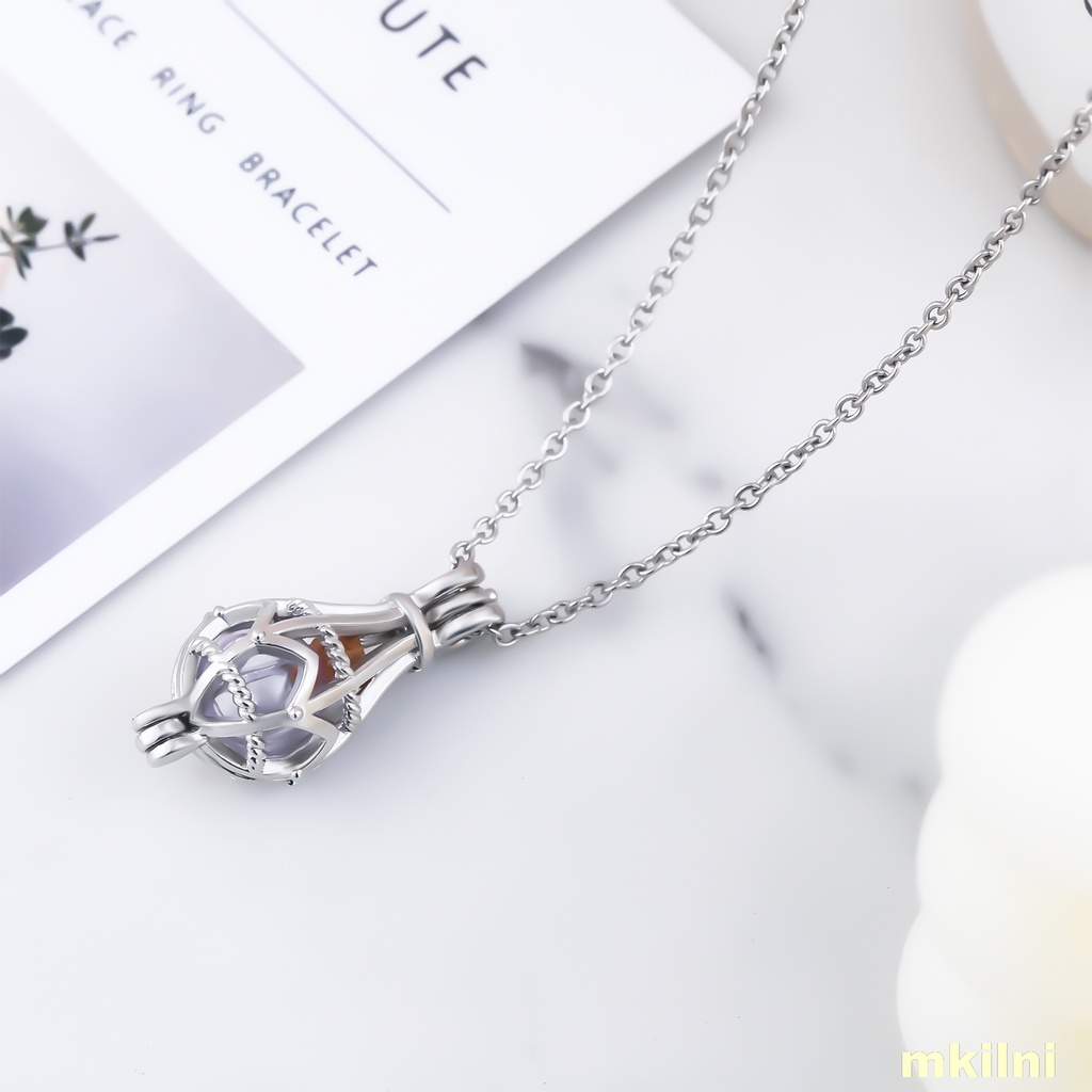 สร้อยคอโกศกลวงสําหรับขี้เถ้า Openwork Tear Urn Locket สร้อยคอ Cremation Urn Memorial จี้เครื่องประดั