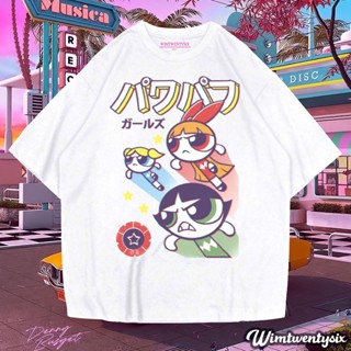 T - oversize shirt | Oversize T-Shirt | Oversize white tee | Oversized vintage | The powerpuff girls japan style T-_05