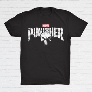 Punisher Marvel Superhero Round Neck Mens Short Sleeve T-shirt Cotton_04