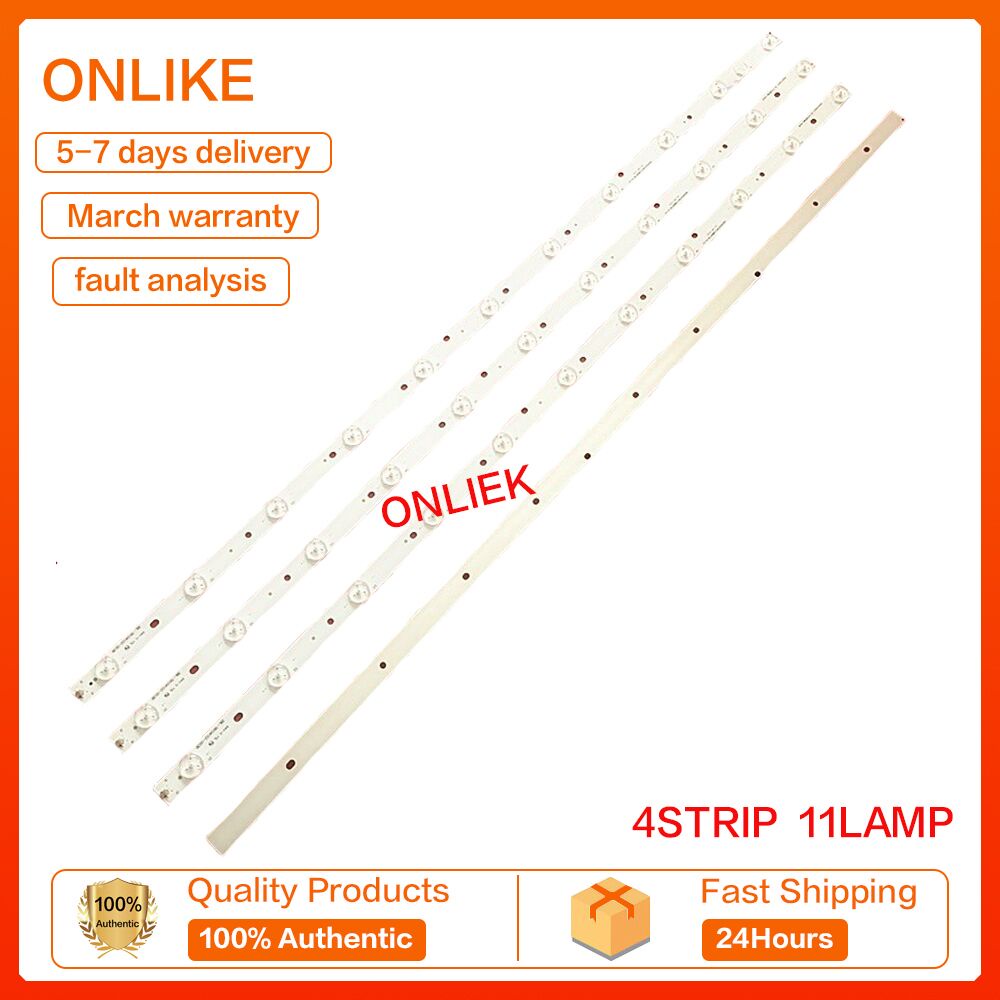 ใหม่ แถบไฟแบ็คไลท์ LC-39LE155M LCD TV LED 4 11 ดวง