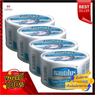 inBrine 170นอติลุสทูน่าชนิดก้อนในน้ำเกลือกรัม x4กระป๋องNautilus TunaSteak Brine in170gx4