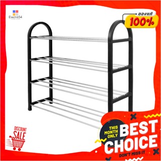 4-TIER ชั้นวางรองเท้า 4 ชั้น ME LIVING METRO 58x19x57 ซม. สีดำ4-TIER SHOE RACK ME LIVING METRO 58X19X57CM BLACK