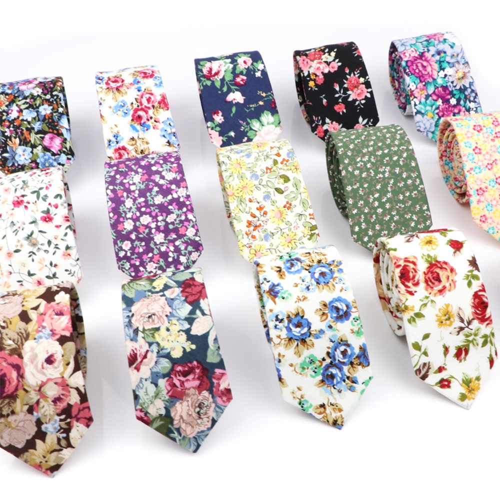 Zonfaz แฟชั ่ นดอกไม ้ ผ ้ าฝ ้ าย Tie สําหรับผู ้ ชายผู ้ หญิง Slim ดอกไม ้ คอ Tie Skinny งานแต ่ งงานโรแมนติก Casual Neckties