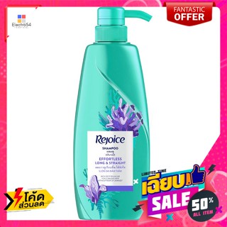 ดูแลผม รีจอยส์ แชมพู สูตรเอฟฟอร์ทเลส ลอง แอนด์ สเตรท 450 มล. Rejoice Shampoo Effortless Long &amp; Straight Formula